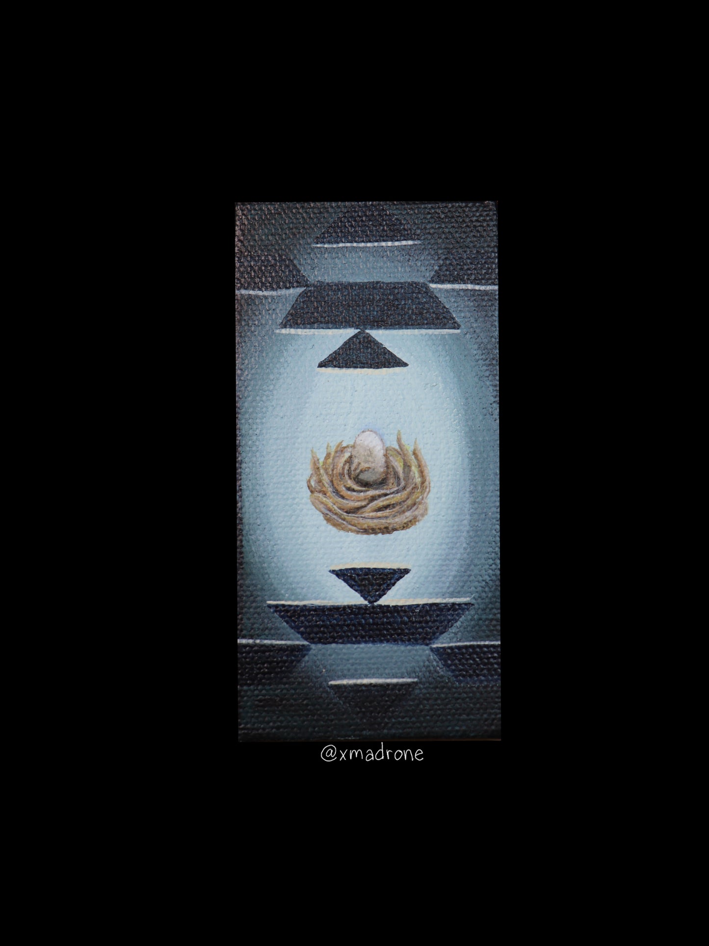 Small Hummingbird nest sticker