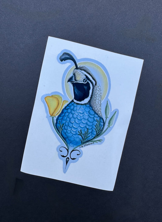 Quail sticker