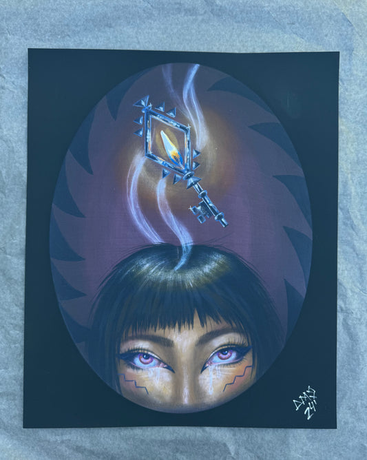 Gift & Curse of Consciousness Print