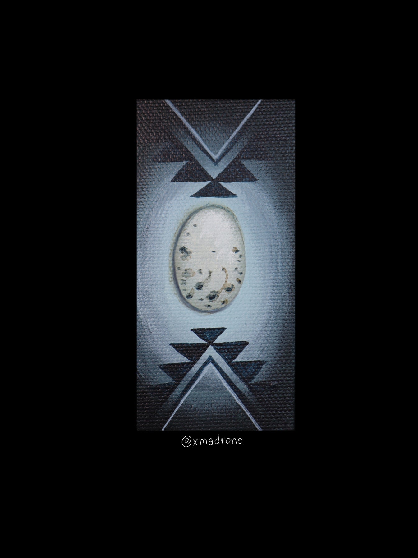 Redwing Black Bird egg sticker